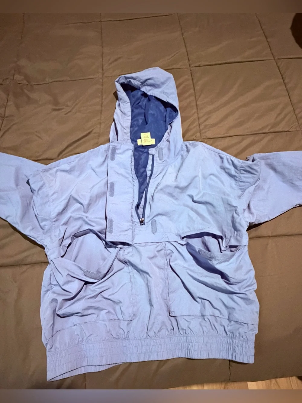 Reebok Lavender Hooded Kids Windbreaker Jacket
